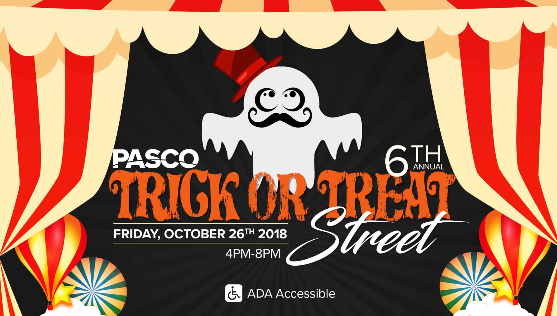 PASCO’s 6th Annual Trick or Treat Street Accessible Halloween Event