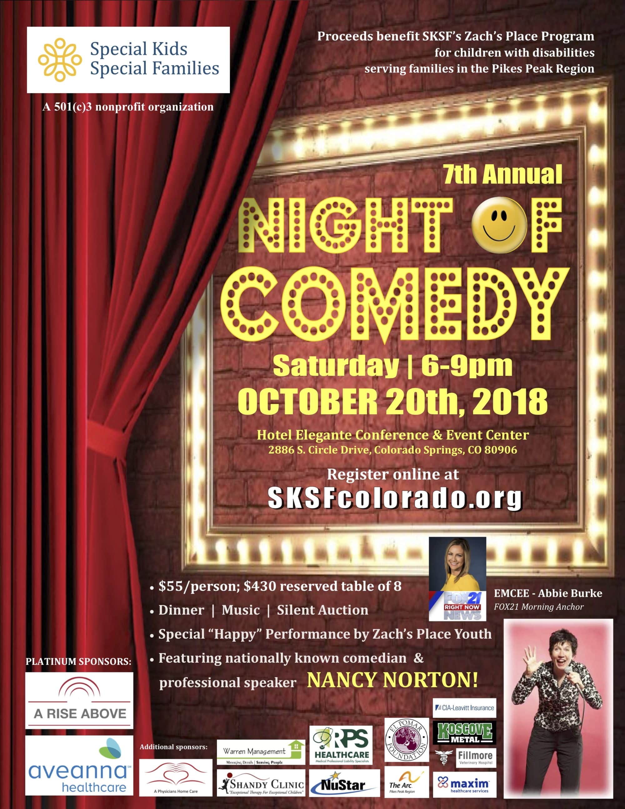 Special Kids Special Family – Night of Comedy