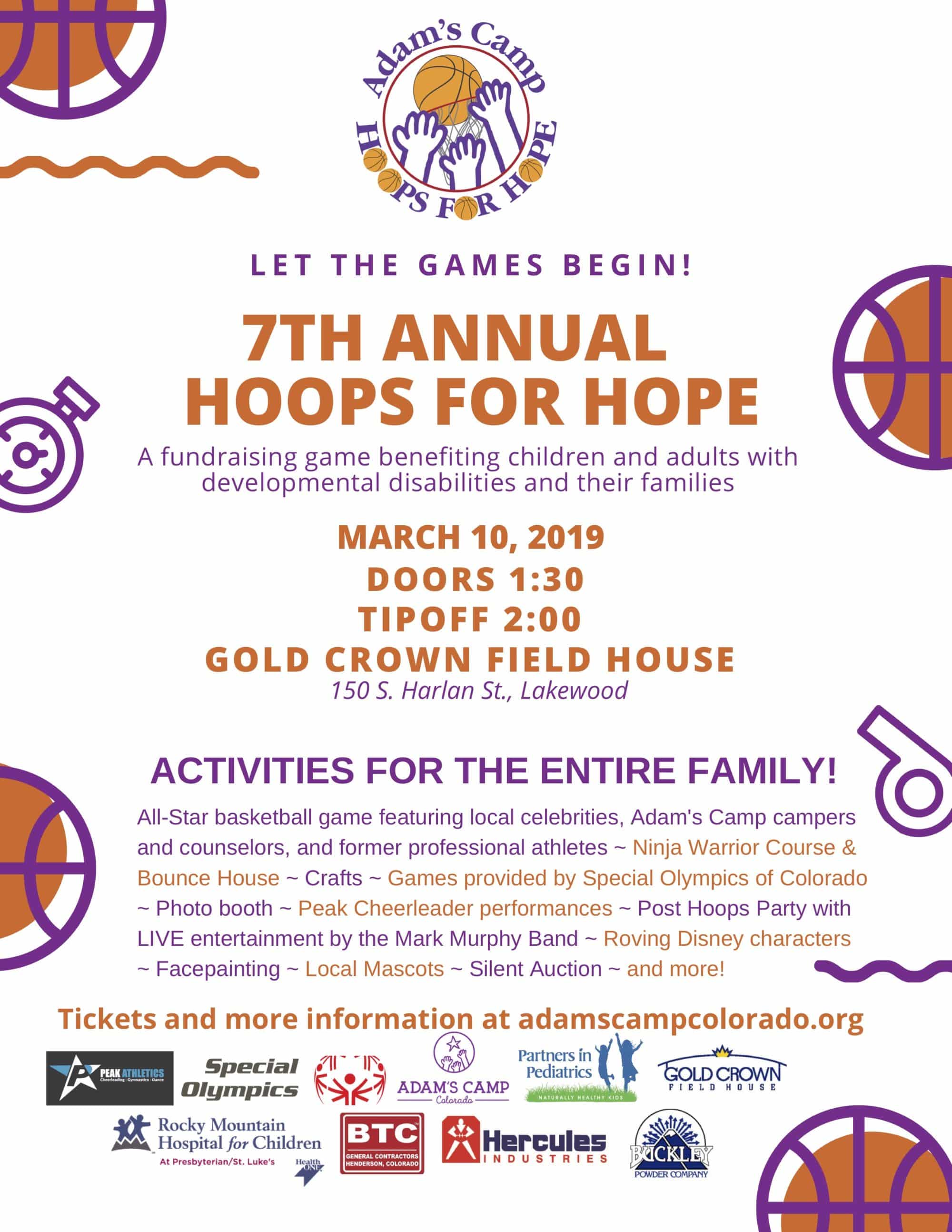 7th Annual Hoops for Hope (Adams Camp)