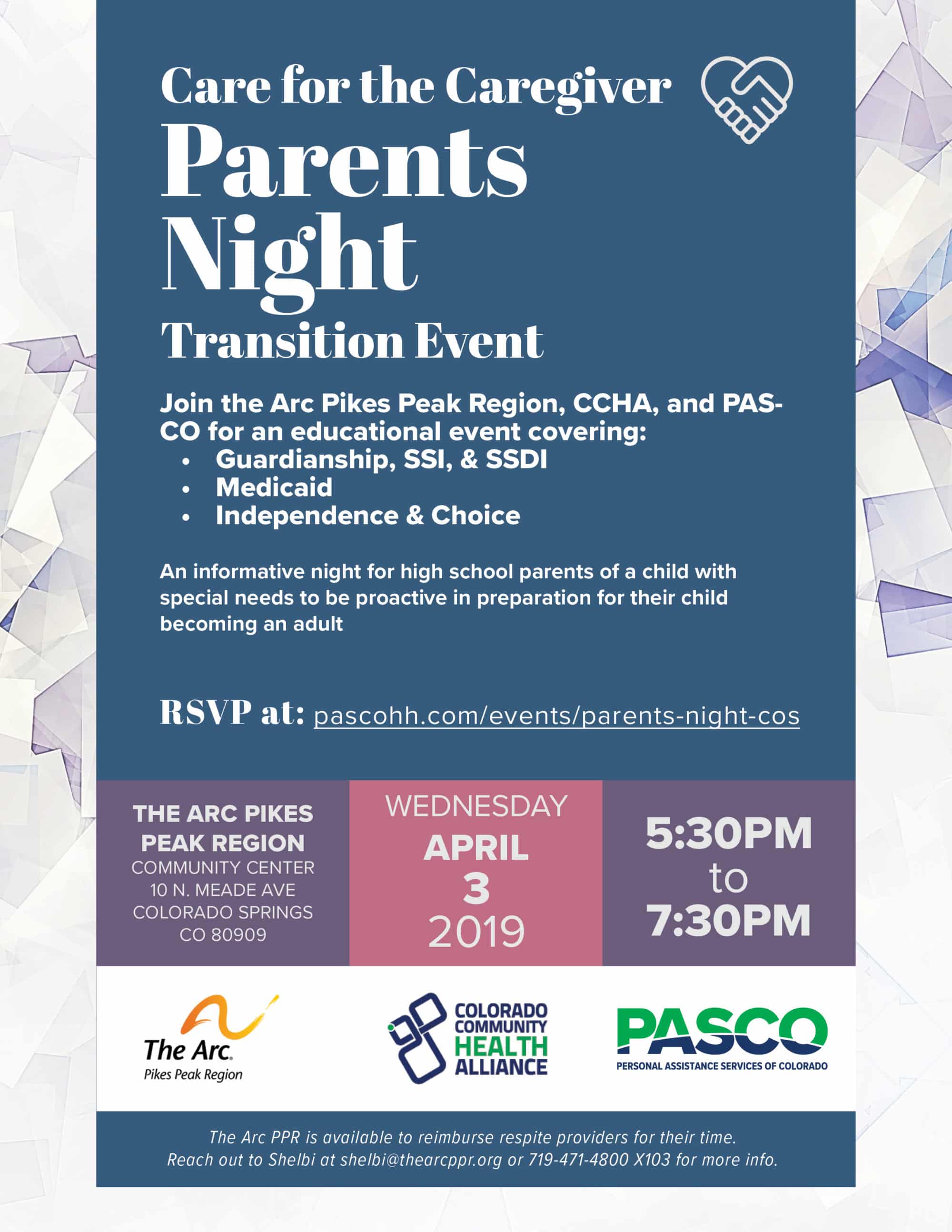 Parents Night Transition Event (Colorado Springs)