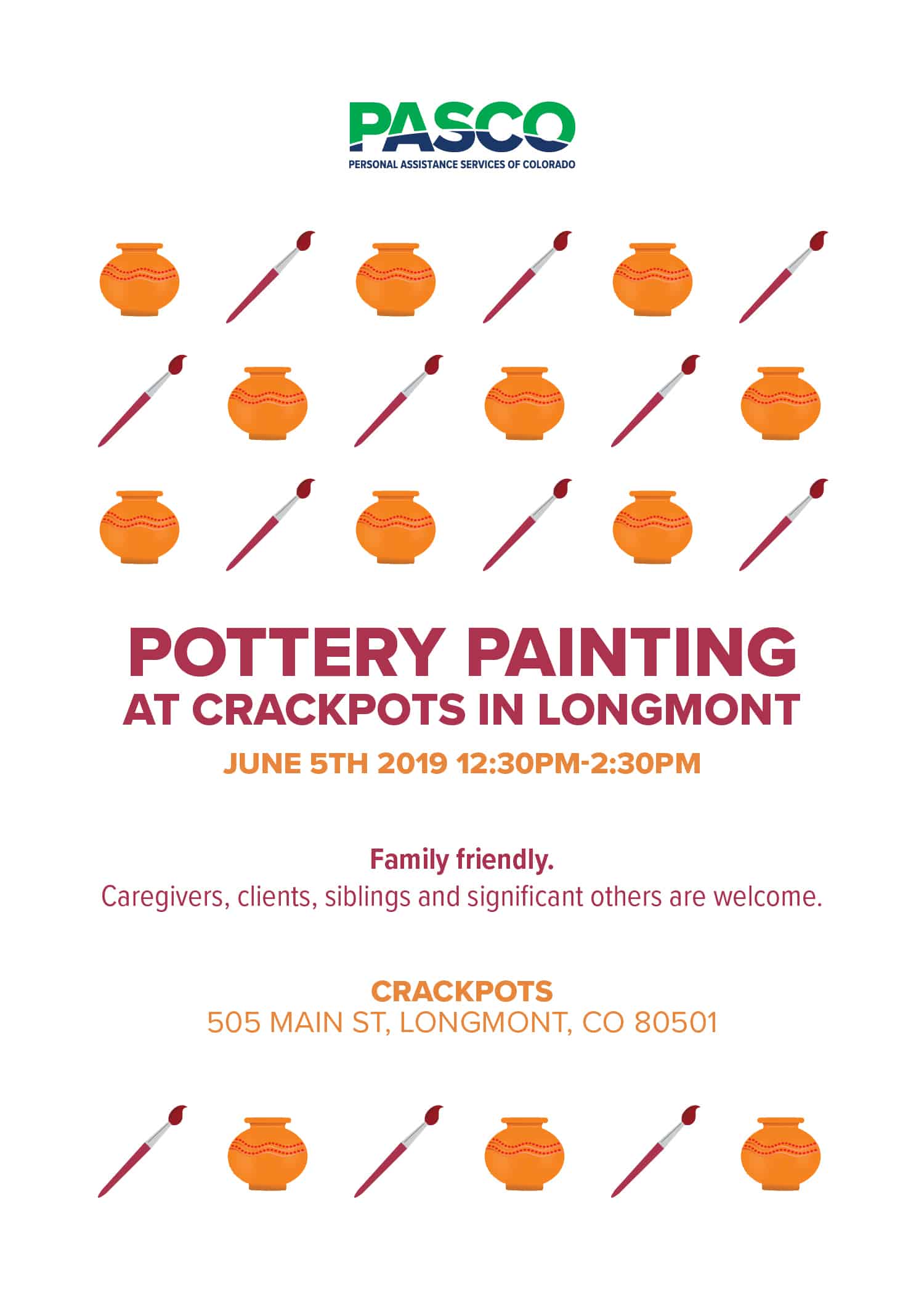 Accessible Pottery Painting