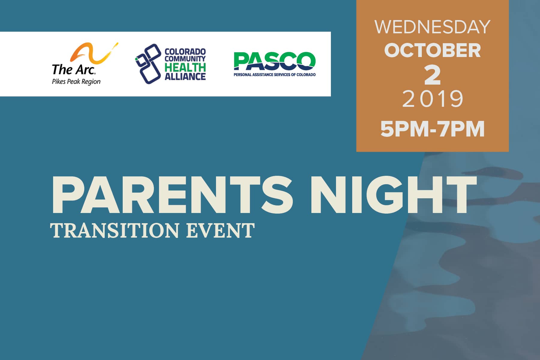 PARENTS NIGHT – Transition Event (Colorado Springs)