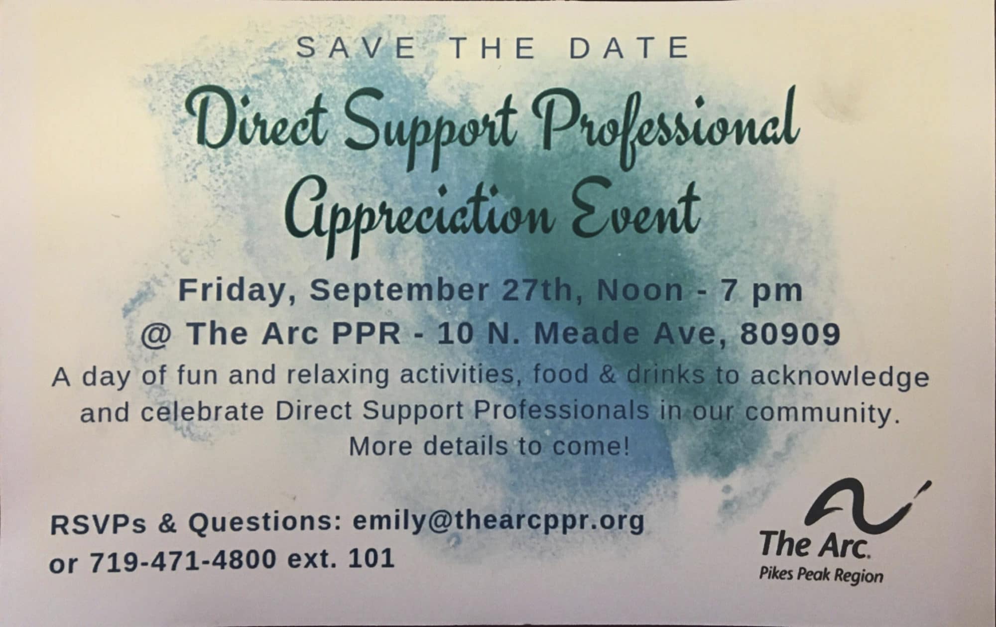 Direct Support Professional Appreciation Event