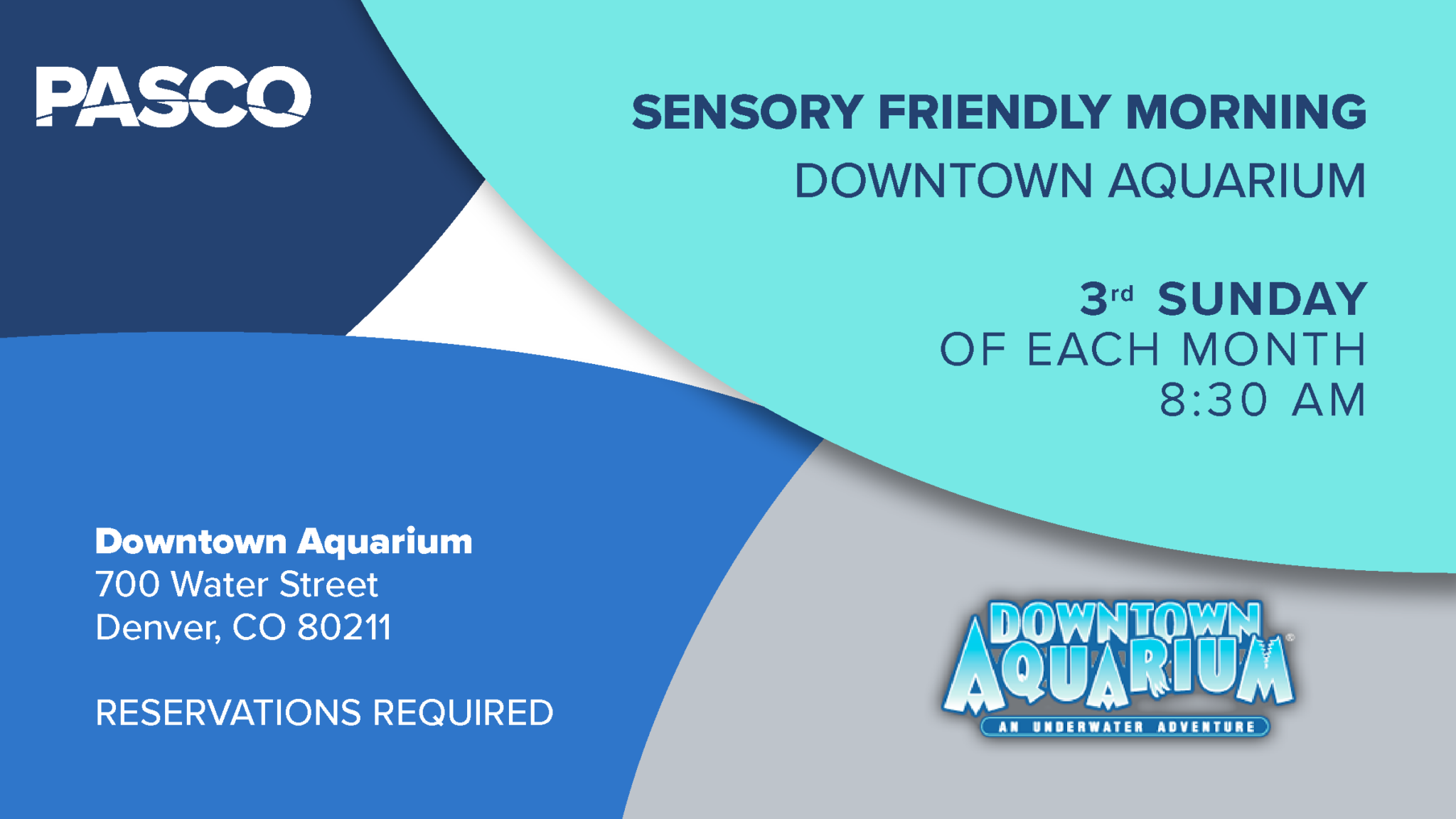 Aquarium sensory events