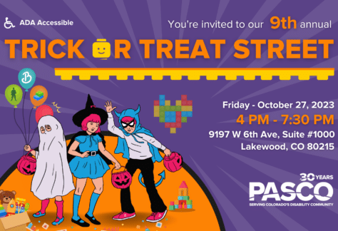 PASCO Trick or Treat Street accessible Halloween