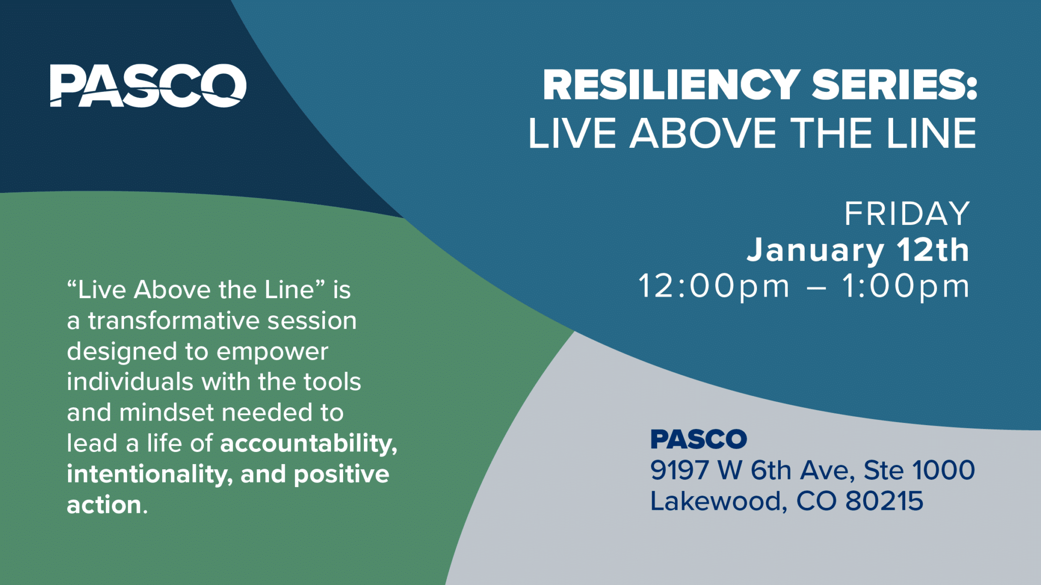 Live Above the Line Flyer