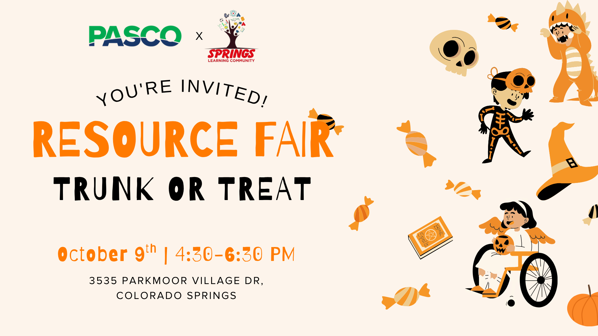 CO Springs Trunk Treat Banner